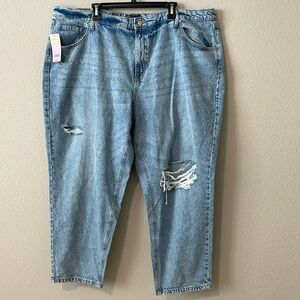 Wild Fable High Rise Tapered Jeans 24 Light Wash Jeans